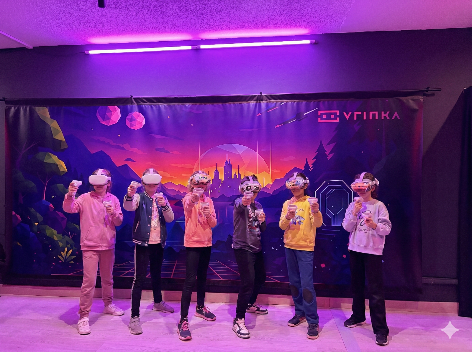 Cumpleaños con realidad virtual para 6