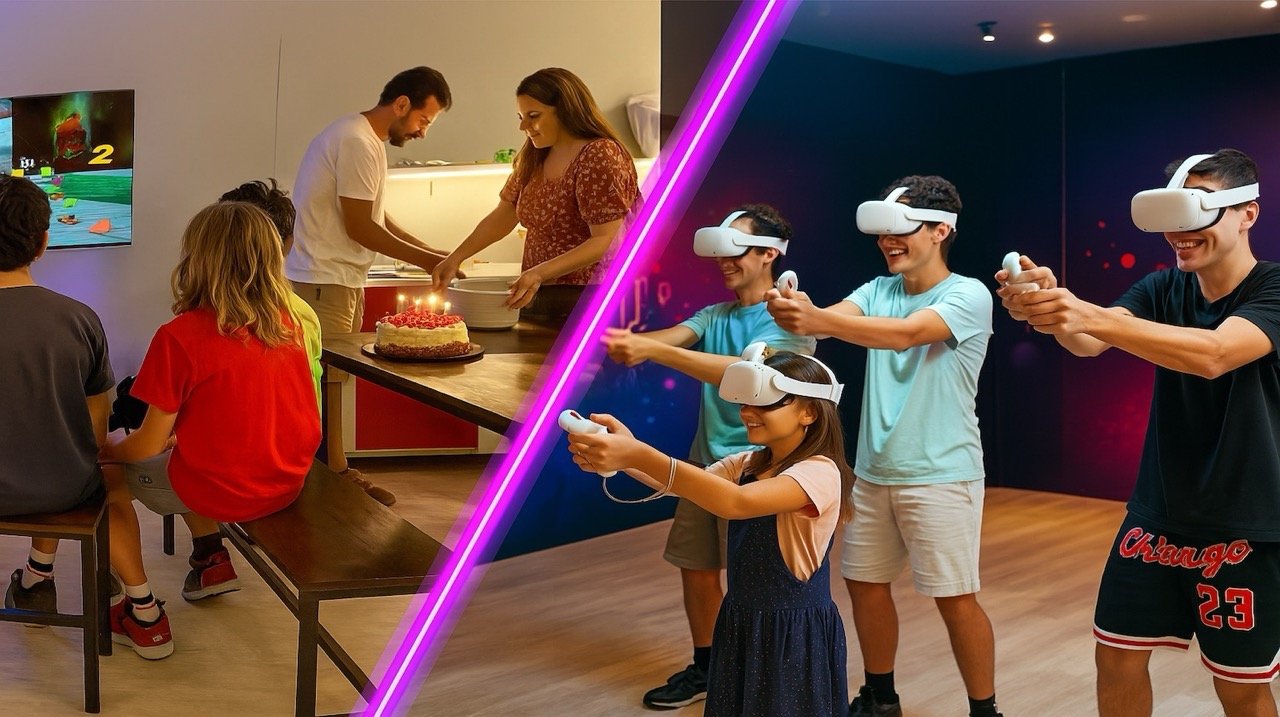 Cumpleaños con realidad virtual VRINKA
