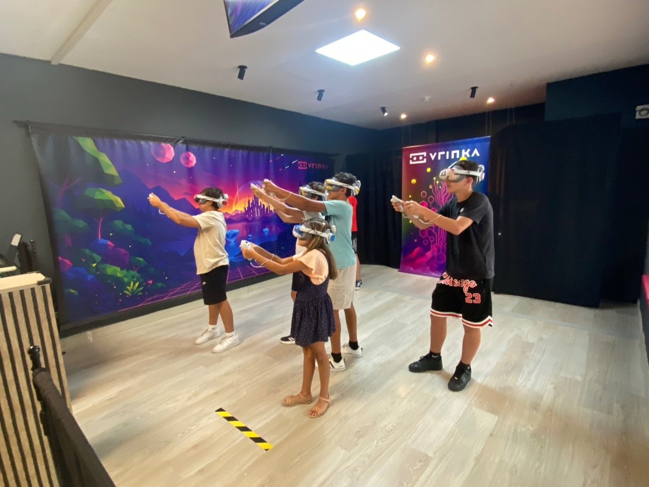 Niños celebran su cumpleaños con realidad virtual VRINKA